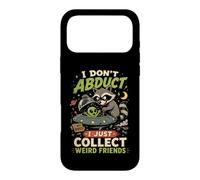 I Don't Abduct I Just Collect Weird Friends Raccoon Alien Case for iPhone 17 Pro Max