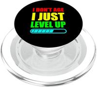I Don't Age I Just Level Up PopSockets PopGrip for MagSafe