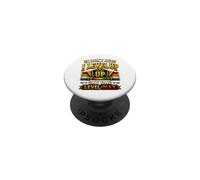 I Don't Age I Level Up Cat Dad Level Max Funny Birthday Gift PopSockets Adhesive PopGrip