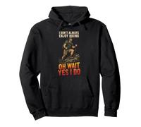 I Dont Always Enjoy Hiking Funny Hiker Lover Gift Vintage Pullover Hoodie