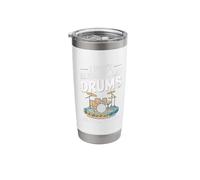 I Don't Always Play Drum Drumming Music Instrument Drummer Stainless Steel Insulated Tumbler
