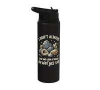 I Don't Always Stop and Look At Rocks Oh Wait Yes I Do Stainless Steel Insulated Water Bottle