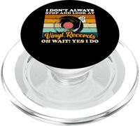 I Don't Always Stop And Look At Vinyl Records PopSockets PopGrip for MagSafe