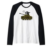 I Don't Belong in a Tank Dolphin Raglan Baseball Tee