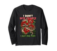 I Dont Bite People I Just Hug Them Long Sleeve T-Shirt