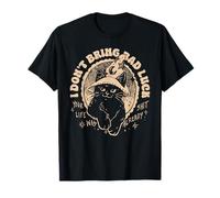 I Don't Bring Bad Luck Funny Bad Luck Kitten Black Cat Joke T-Shirt
