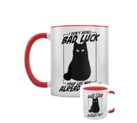I Don't Bring Bad Luck Red Inner 2-Tone Mug