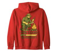 I Don't Camp I Bushcraft Prepper Survival Zip Hoodie