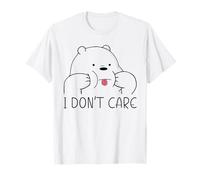 I Don't Care Bear Women Men Children Funny Bear T-Shirt