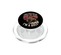 I Don't Care If She Got Red Flags I'm A Bull Dating Humor PopSockets PopGrip for MagSafe
