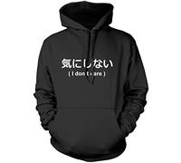 I Don't Care Unisex Hoodie - Black Small