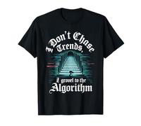 I Don't Chase Trends I Grovel To The Algorithm Distressed T-Shirt