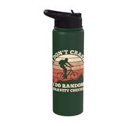 I Don't Crash I Do Random Gravity Checks Stainless Steel Insulated Water Bottle
