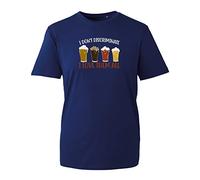 I Don't Discriminate I Love Them All T-Shirt Funny Beer Drink Lover Joke Party Wear Adult Kids Unisex Tee Top (Navy, XL)