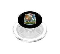 I Don't Do Grain Damage Funny Shark Keto PopSockets PopGrip for MagSafe