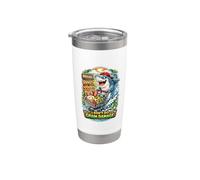 I Don't Do Grain Damage Funny Shark Keto Stainless Steel Insulated Tumbler