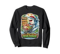I Don't Do Grain Damage Funny Shark Keto Sweatshirt