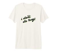 I Don't Do Hugs Minimalist Script Typography Graphic Premium T-Shirt