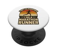 I Don't Do Marathons I Do A Marathon Runner Funny Fitness PopSockets Adhesive PopGrip