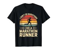 I Don't Do Marathons I Do A Marathon Runner Funny Fitness Value Graphic T-Shirt, Men, Black, L