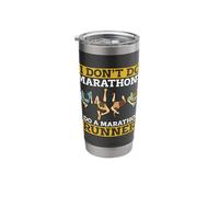 I Don't Do Marathons I Do A Trail Runner Race Half Marathon Stainless Steel Insulated Tumbler