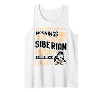 I Don't Do Mornings Without My Siberian Husky and My Coffee Tank Top