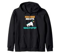 I don't eat anything that farts vegans and vegetarians Zip Hoodie
