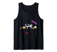 I Don't Eat My Friends -Animal Vegan Vegetarian World Peace Tank Top