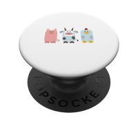I Don't eat My Friends -Vegetarian Animal Lover Cruelty Free PopSockets Adhesive PopGrip
