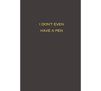 I don't even have a pen: A Planner for People Who Probably Won’t Use It