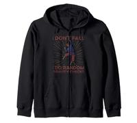 I Don't Fall I Do Random Gravity Checks Funny Boulder Zip Hoodie