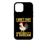 I Don't Fart I Just Whisper In My Pants Funny Chicken Humor Case for iPhone 12 mini