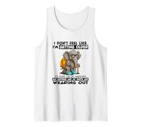 I Don't Feel Like I'm Getting Older Elephant Retirement Fun Tank Top
