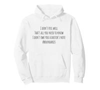I Don't Feel Well. #Boundaries Pullover Hoodie
