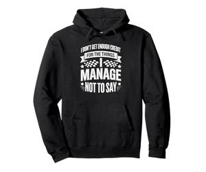 I Dont Get Enough Credit Funny Sarcastic Quote For Women Pullover Hoodie