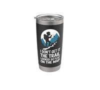 I Don't Get It The Trail Looked So Flat On The Map Stainless Steel Insulated Tumbler