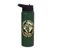 I Don't Get Lost I Discover New Trails Stainless Steel Insulated Water Bottle