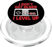 I Don't Get Older I Level Up Birthday Gamer Tee Funny Gaming PopSockets PopGrip for MagSafe