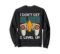 I Don't Get Older I Level Up Gamer Controller Sweatshirt