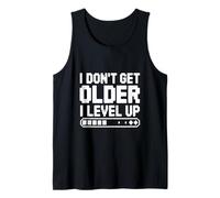 I Don't Get Older I Level Up Gamer Fitness Humor Tank Top