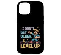 I Don't Get Older I Level Up Retro Pixel Art Gamer Case for iPhone 15
