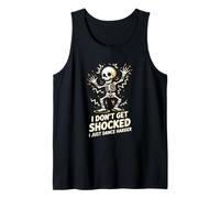 I Dont Get Shocked I Just Dance Harder Skeleton Dance Tank Top