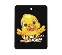 I Don't Give A Duck Funny Car Air Freshener Decorative Hanging Aromatherapy Tablets for Car Trucks Square