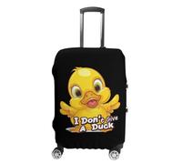 I Don't Give A Duck Funny Luggage Cover Travel Suitcase Protector Anti-Scratch Suitcase Cover XL