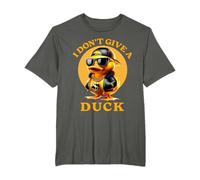I Don't Give A Duck Funny Rubber Duck T-Shirt