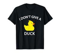 I Don't Give A Duck Funny Rubber Duck T-Shirt