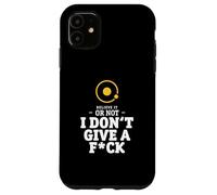 I Don't Give A Fck - Funny geocentric astronomy Case for iPhone 11