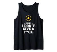 I Don't Give A FCK - Funny geocentric Astronomy Tank Top