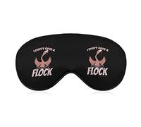 I Don't Give A Flock Flaming Soft Eye Mask Cover Effective Shading Blindfold Comfort Sleep Mask with Elastic Adjustable Strap