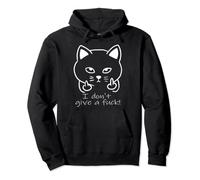 I don't give a fuck Cat Pullover Hoodie